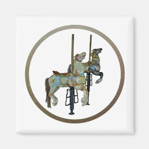 Joli Joyeux Parcours Carrousel Horse Magnet