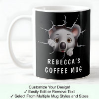 Joli koala dans une tasse ! Objet fantaisie pour a