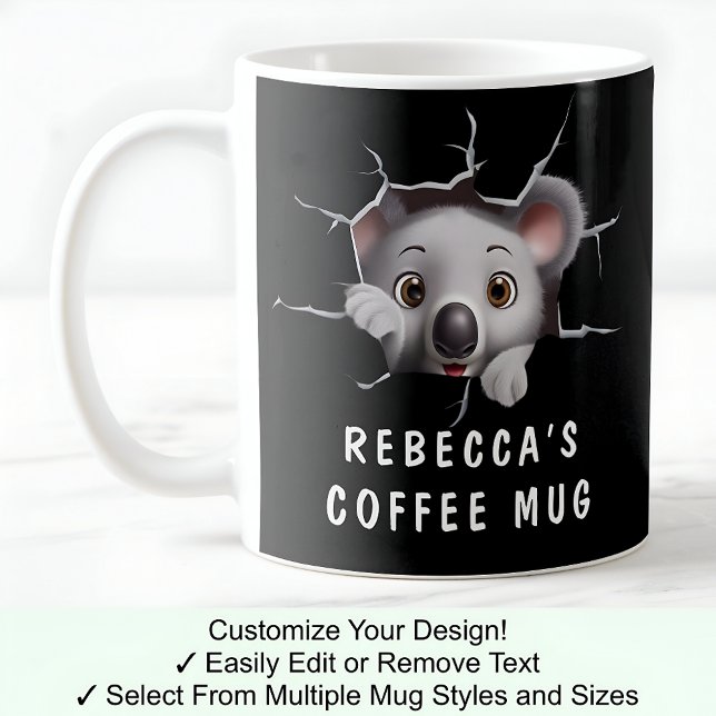 Joli koala dans une tasse ! Objet fantaisie pour a (Créateur téléchargé)