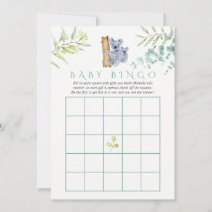 Joli Koala Eucalyptus Feuilles Bébé Bingo