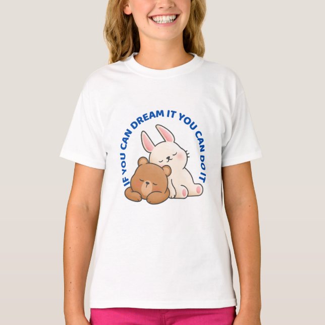 Joli lapin et T-shirt de l'ours (Devant)