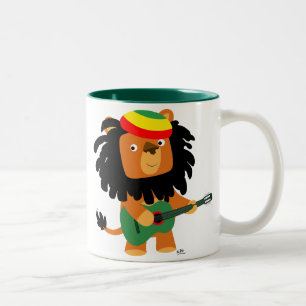 Joli Lion de caricature de la Mug de Sion