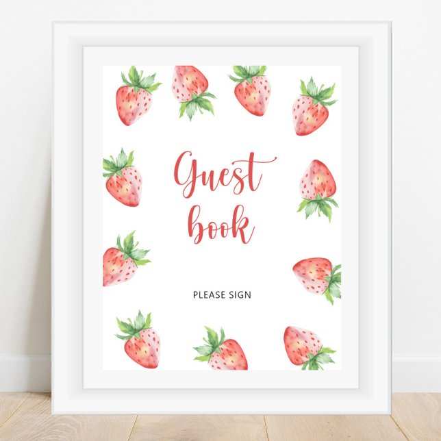 Joli livre d'or à la fraise (Créateur téléchargé)