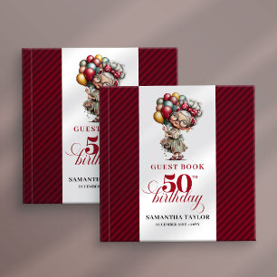 Joli livre d'or pour les invités d'anniversaire de