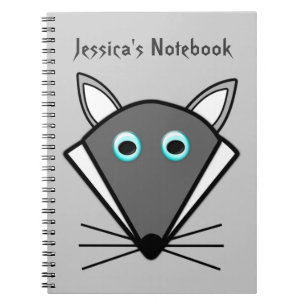 Joli loup d'Halloween Carnet personnalisable