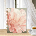 Joli Mariage Aquarelle Peach Peony<br><div class="desc">Découvrez le charme de notre Peach Peony Planner personnalisé. Doté d'une fleur de pivoine à pêche unique et étonnante, ce planificateur allie élégance et touche personnelle. Ajoutez votre nom pour un accessoire unique et personnalisé qui se démarque. L'option de personnalisation en fait un cadeau spécial pour la mariée ou un...</div>