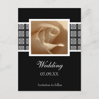 Joli Mariage Rose Enregistrer La Date Faire-part P