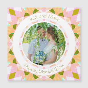 Joli Mariage rose vert Keepsaké cadeau photo