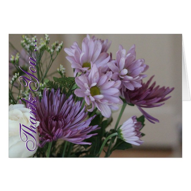 Joli Mauve Et Violet Fleurs (Devant horizontal)