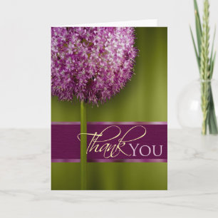 Joli Merci Floral à fleurs violettes
