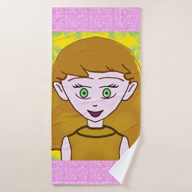 Joli Merry Rose  (Serviette de bain)