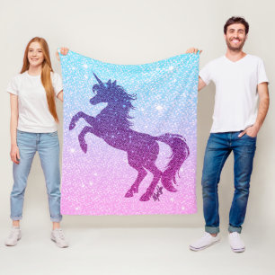 Joli MILIEU de couverture d'ouatine de licorne de