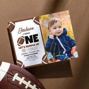 Joli Modern Football Budget Photo 1er anniversaire