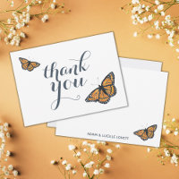 Joli Monarch Papillon Art Merci Notes