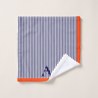 Joli Monogramme Bleu Et Orangé