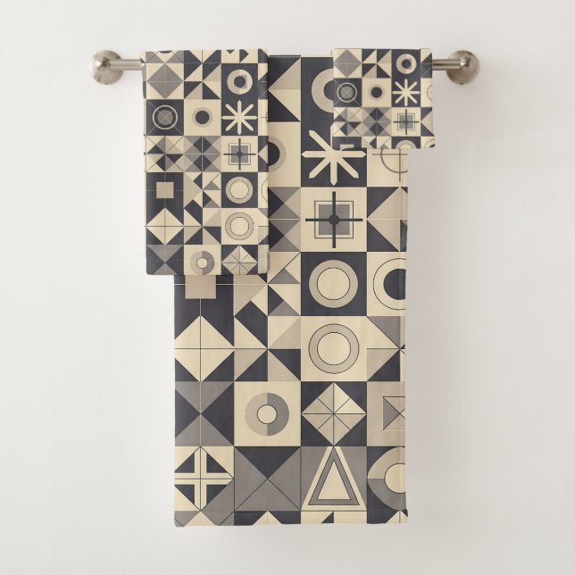 Joli motif de carrelage minimaliste (En situation)