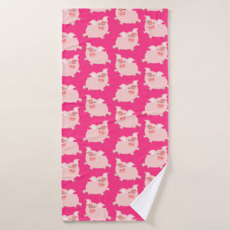 Joli Motif de cochons de dessin joyeux