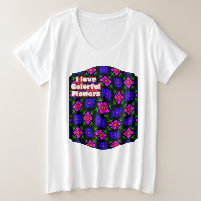 Joli Motif de fleurs roses (Design devant)