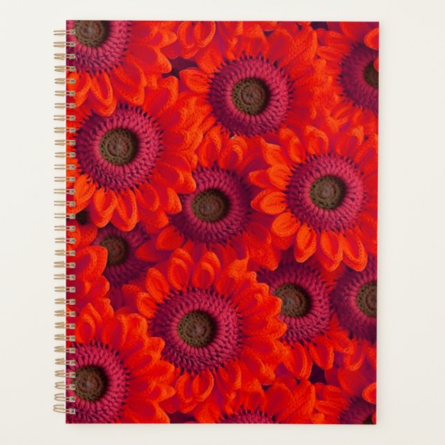 Joli motif de fleurs rouges (Devant)
