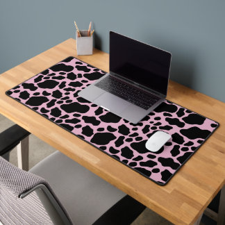 joli motif en carrelage de vaches roses et noires