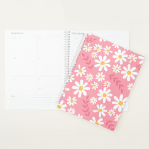 Joli motif floral sans couture de marguerite rose 