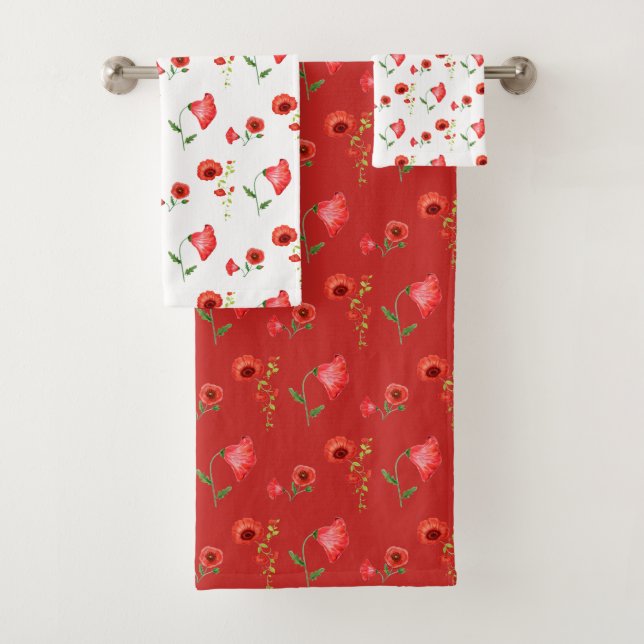 Joli Motif Red Poppies (En situation)