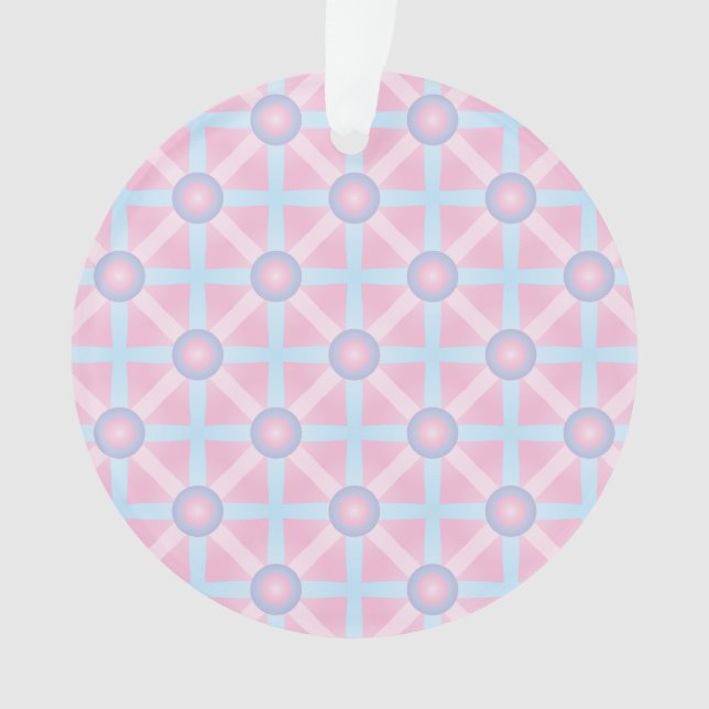 Joli motif rose, violet et bleu clair (devant)