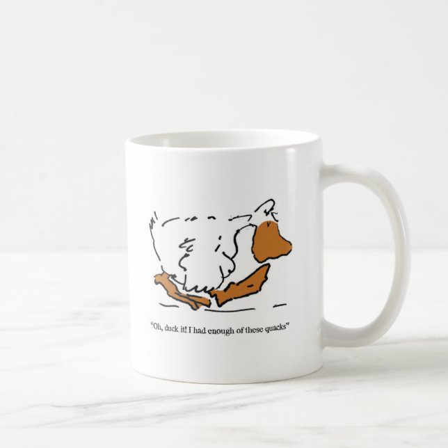 joli mug à café avec un canard (Droite)