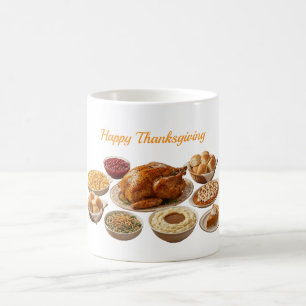 Joli mug de café pour la fête de Thanksgiving et l