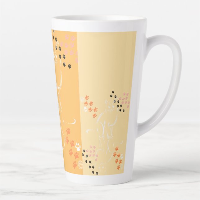 joli Mug doté d'une Belle Silhouette Cat! (Droite)