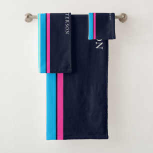 Joli Navy Et Rose Chaud Filles Moderne Minimaliste