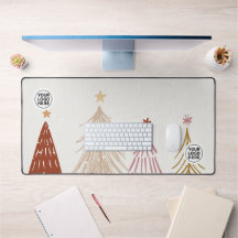 Joli Noël Arbres bureau Mat Souris Pad