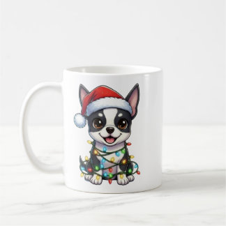 Joli Noël Boston Terrier Mug