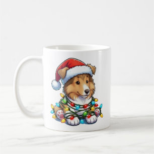 Joli Noël Collie Mug