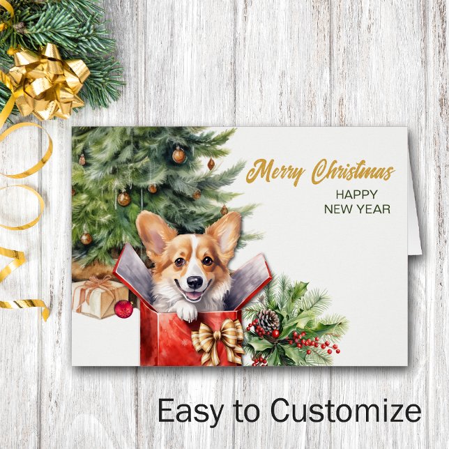 Joli Noël Surprise Corgi Cadeau Chien (Créateur téléchargé)