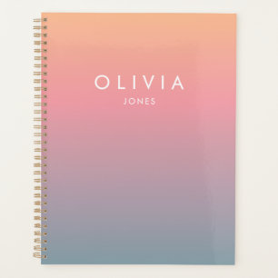 Joli Nom Personnalisé Ombré Coloré Rose
