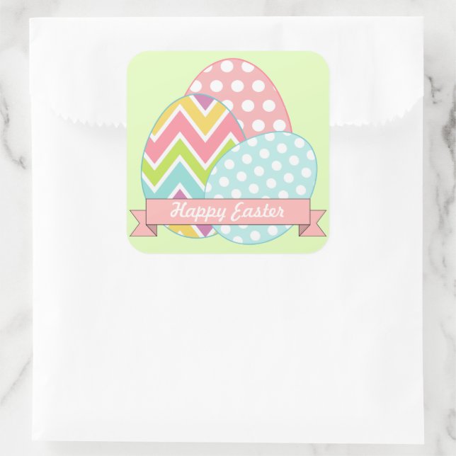 Joli OEufs de Pâques Stickers de vacances (Sac)