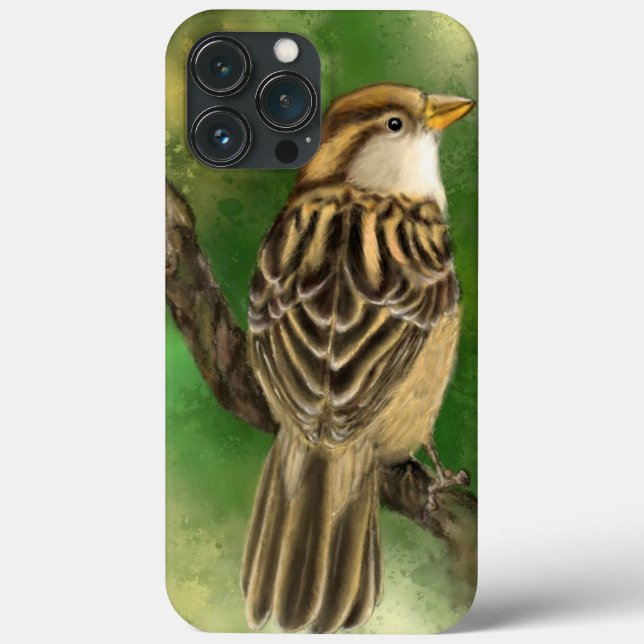 Joli oiseau coque iphone Petit Bruant (Verso)