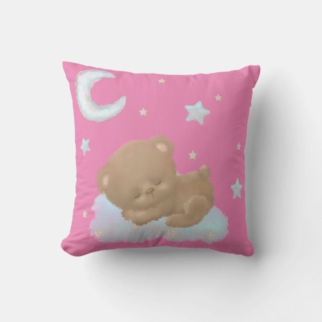 Joli oreiller à lancer en peluche (Recto)