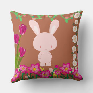 Joli Oreiller Jetant Cartoon Brown pour les enfant