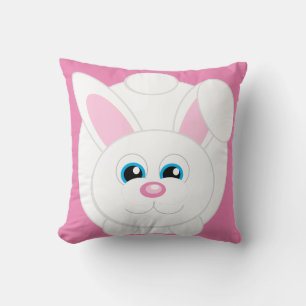 Joli Oreiller lapin rose jeton