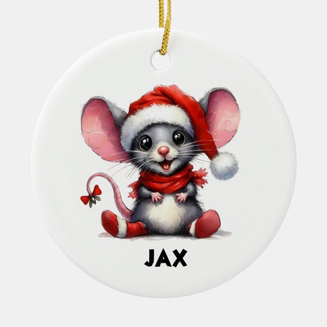 joli ornement de souris (Devant)