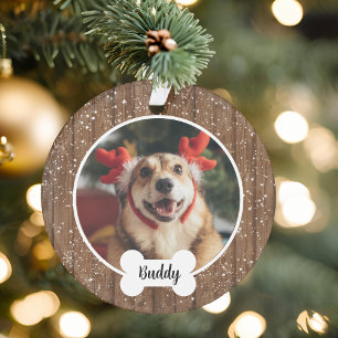 Joli os de chien en bois moderne pour Noël