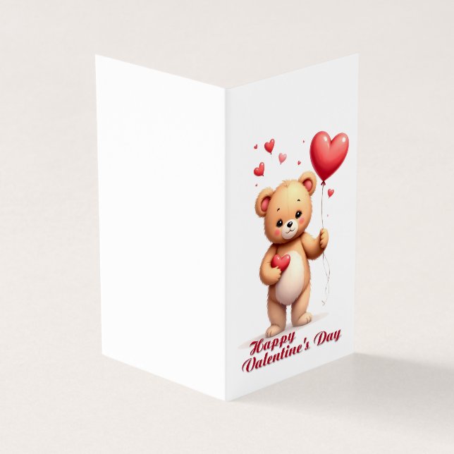 Joli ours en peluche avec cœur – Joyeuse Saint-Val (Outside)