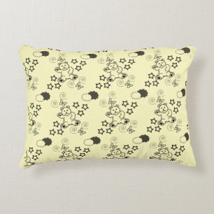 Joli ours en peluche bébé chambre accent coussin