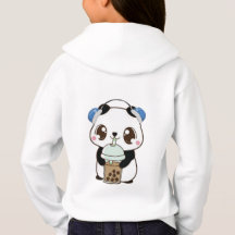 Joli Panda avec Thé à Bulles