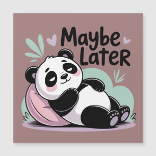 Joli Panda Paresseux – “Peut-être Plus Tard” Panda