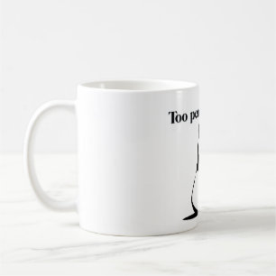 Joli panda Trop de gens à l'extérieur Tasses pour