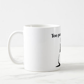 Joli panda Trop de gens à l'extérieur Tasses pour