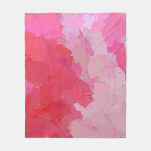 Joli Papillons rose flece couverture